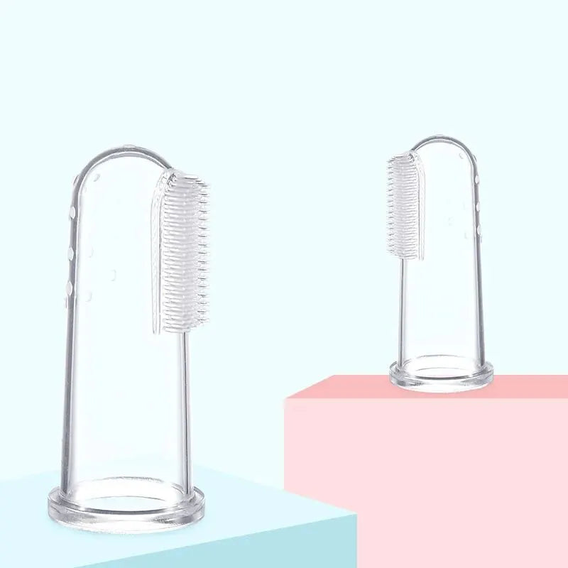 Baby Silicone Finger Cover Deciduous Teeth Brush Baby Deciduous Teeth Brush Training Toothbrush Baby Tongue Coating Cleaning