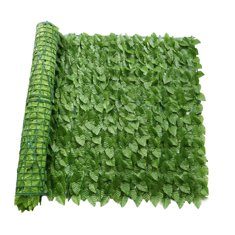 Outdoor Ivy Wall Fence Plastic Faux Hedges Fence Wall Screen Stitchable Greenery Eco-friendly Multifunctional Garden Home Decor