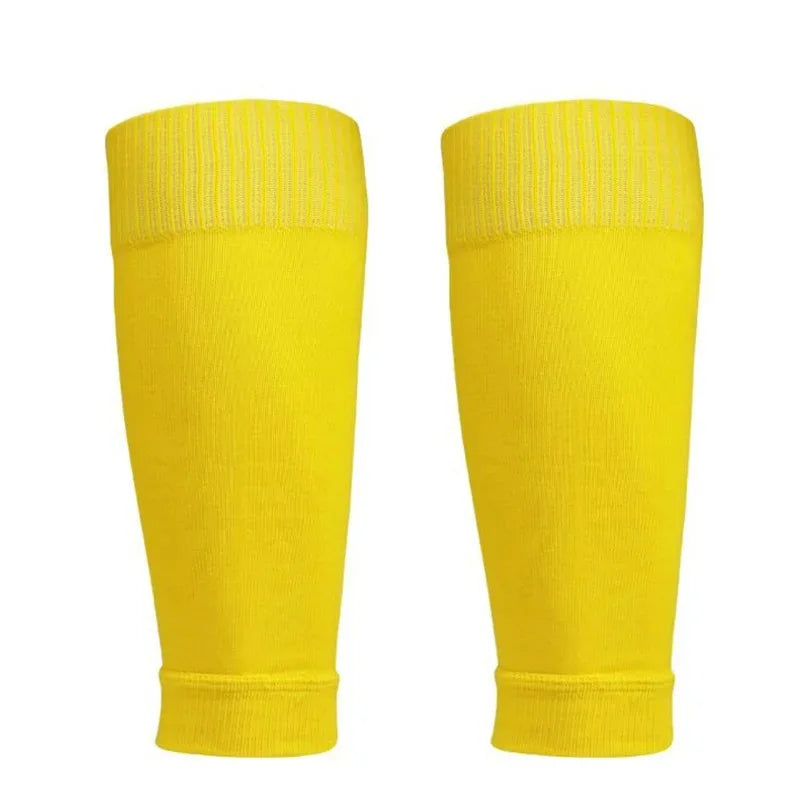 1Pair Football Socks Soccer Accessories Leg Brace Sleeves Breathable Sport Sock Adult Kids Shin Guards Calf Protection Leg Cover
