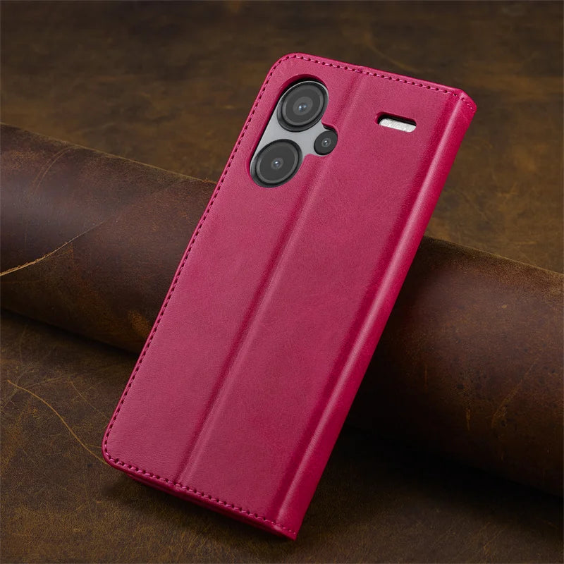 For Xiaomi Redmi Note 13 Pro Plus 5G Case Flip Leather Wallet Book Case On note13 4G Phone Cover Magnetic Card Slot Holder