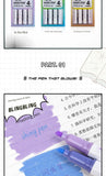 4 Colors/box Kawaii Glitter Highlighter Pen Pastel Fine Pastel Highlighter Marker Scrapbook Painted Stationery School Supplies