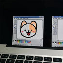 50 Sheets Vintage Computer Drawing Board Notepad Retro Style Memo Pad Square Paper for Creative Illustration and Design Pads