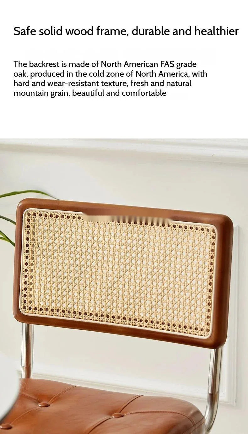 Kitchen Office Outdoor Dining Chairs Modern Luxury Salon Relax Cesca Chair Restaurant INS Sillas Para Comedor Furniture WK50DC