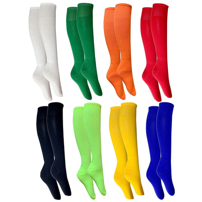 1 Pair Outdoor Sports Soccer Socks Men Women Rugby Breathable Football Socks Knee Volleyball Baseball Hockey Adult Long Socks