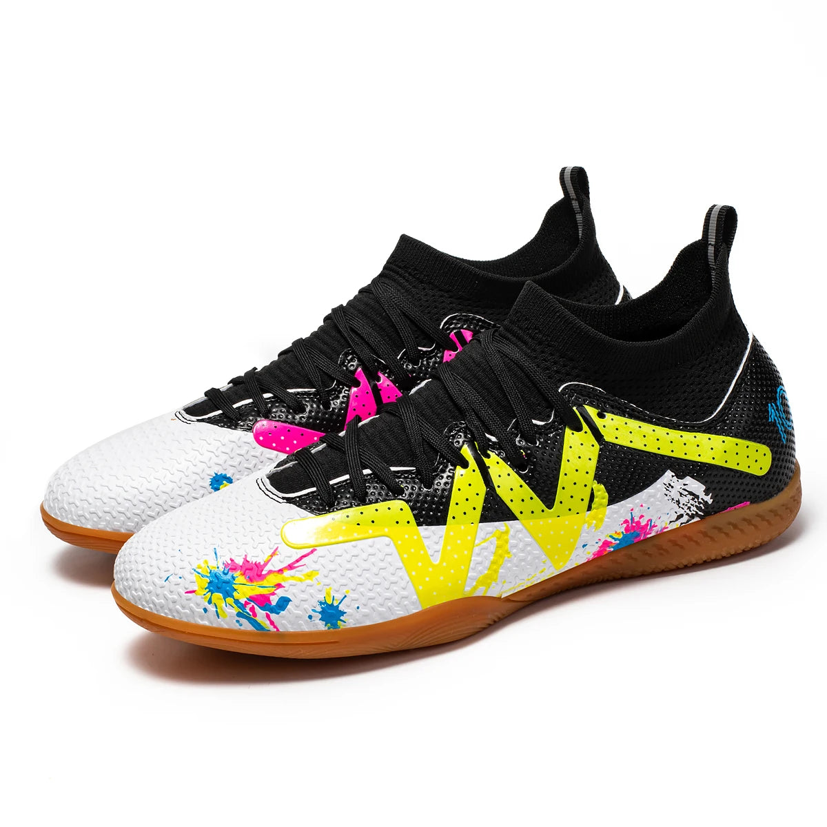 Zapatos de fútbol profesionales de interior para hombre, de suela plana, para adultos, duraderos y cómodos, para entrenamiento, antideslizantes para adolescentes.