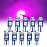 High Brightness 3030 Chips 10Pcs of T5 Led Bulb W3W W1.2W Play and Plug Car Interior Lights Auto Instrument Lamp 12V/24V