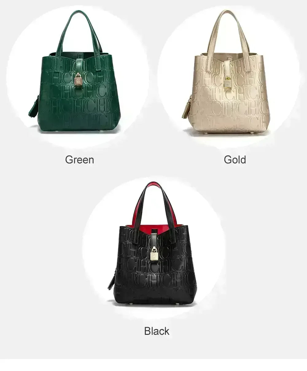 CH Brand Women's Handbag Large Capacity, Letter Elements Women's Handbag 2025 Classic Fashion Shoulder Bag