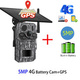 INQMEGA4G 2K 5MP PIR Motion Activated  Trigger Time Night Vision IP66 Hunting Trail Wildlife Battery Solar Camera Forest