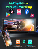 HD 7/10.26" QLED Touch Screen Car Radio Multimedia Stereo MP5 WIFI Wireless Carplay Android Auto Mirror Link Camera Head Unit