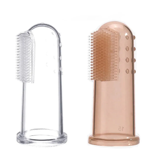 Baby Silicone Finger Cover Deciduous Teeth Brush Baby Deciduous Teeth Brush Training Toothbrush Baby Tongue Coating Cleaning