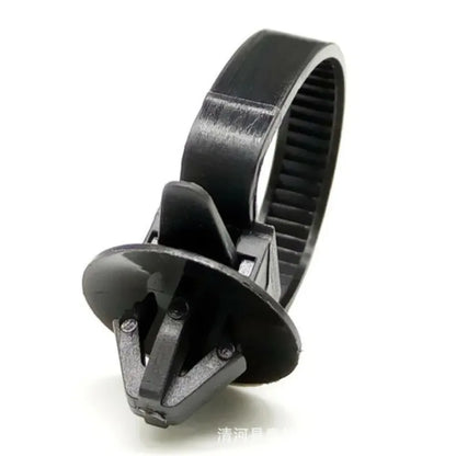 10/30/50PCS Car Nylon Black Cable Ties Push Mount Wire Harness Fastener Cable Clamp Clips Ties Management Car Wire Organizers