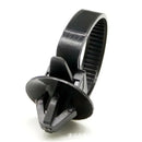 10/30/50PCS Car Nylon Black Cable Ties Push Mount Wire Harness Fastener Cable Clamp Clips Ties Management Car Wire Organizers
