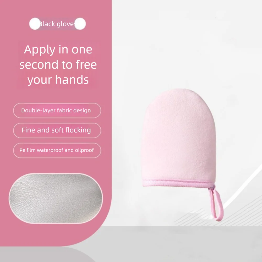 3-In-1 Body Lotion Glove Makeup Applicator Reusable Hands Applicator Double-Sided Prevents Sticky Bath Cleaning Tools