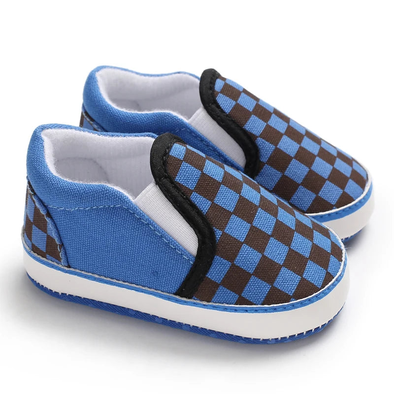 Newborn Baby Canvas Shoes Anti-slip Soft Baby Boy Girl Sneakers Casual Multi-Color Toddler First Walkers Crib Shoes