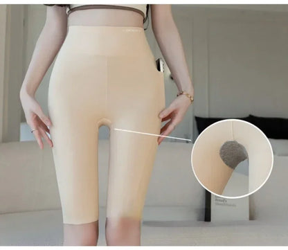 Tamanho grande leggings feminino esportes shorts de tubarão com bolso elástico cintura alta hip elevador treino correndo de secagem rápida calções de ginásio