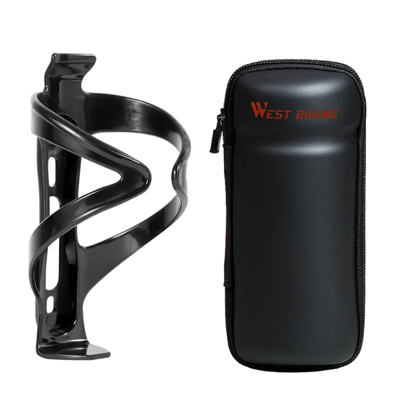 WEST BIKING Bike Tool Capsule Box Store MTB Bike Storage Box Apply Bottle Cage Cycling Tools w Kettle Frame Bicycle Accessories