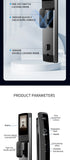 Wishome Biometric Recognition Smart Door Lock remote control Fingerprint Password IC Card APP Wifi Lock Unlock