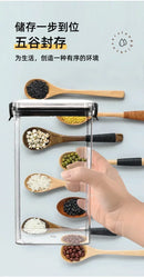 460-1800ml Sets Kitchen Stackable Sealed Jar Plastic Food Storage Box Multigrain Tank Bottle Dried Fruit Tea Storage Containers