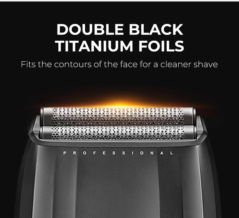 VGR Professional Hair Trimmer 9000 RPM Cordless Hair Clipper Rechargeable Hair Trimmer Metal Trim