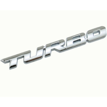 3D Metal Stickers Automotive Turbo charging Stickers