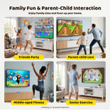 KINHANK MotionX Video Game Console for Kids & Families Ongoing Updates Kids Toy Active Play System Indoor Physical Activity