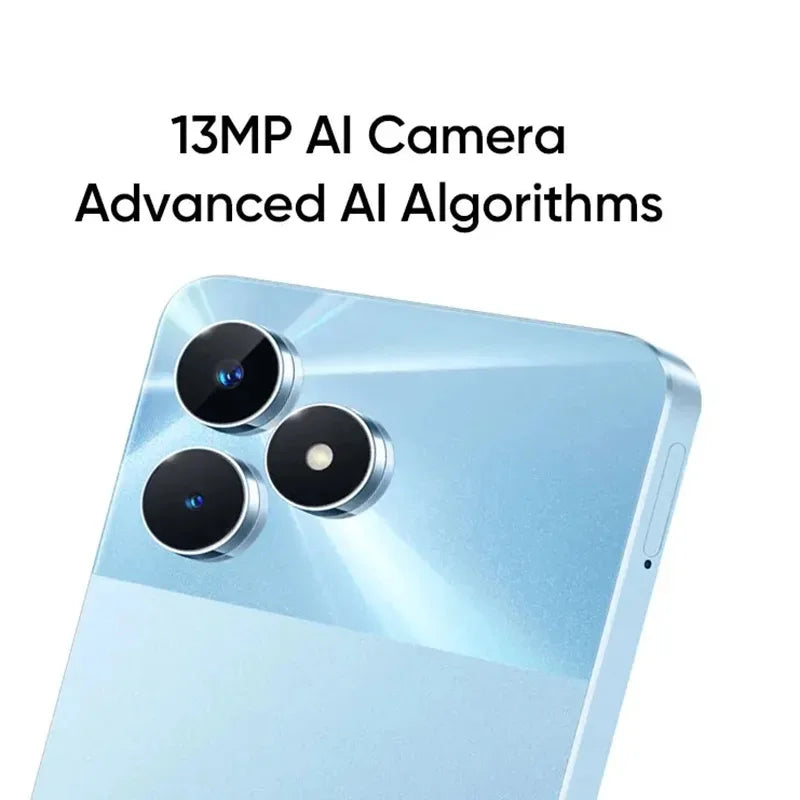 Realme Note 50: Pantalla grande de 6,74 pulgadas, potente teléfono de 8 núcleos, cámara IA de 13 MP, resistencia al agua IP54, batería de 4890 mAh.