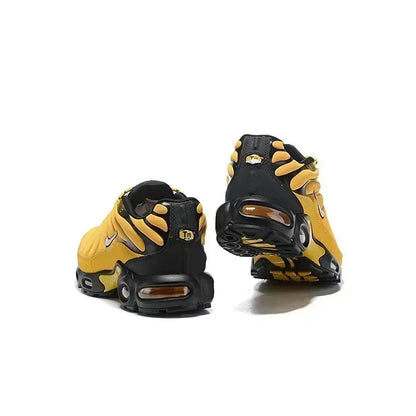 Nike TN Air Max Plus Frequency Pack Yellow Black Men Running Shoes Comfortable Sports Lightweight Sneakers AV7940-700 Original