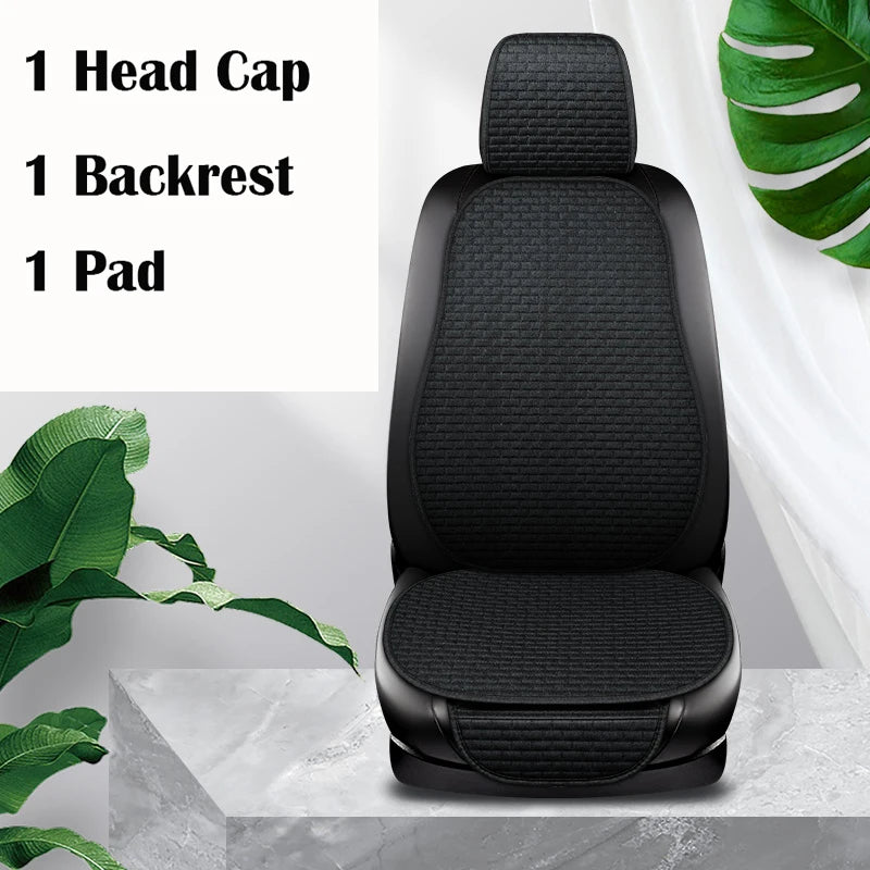 Universal Car Seat Cover Car Front Rear Seat Back Cushion Falx Car Seat Cushion Protector Auto Interior Pad Fit for Most Cars