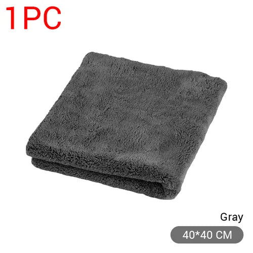 Toalla de microfibra para lavado de autos SEAMETAL, súper absorbente, para limpieza y secado de autos, paños multifuncionales para accesorios de lavado de autos.