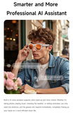 Lenovo 8K 2400W Smart AI Glasses Photo Video HD Shooting Camera Voice Call Translation Bluetooth Women Men Motorcycle Glasses