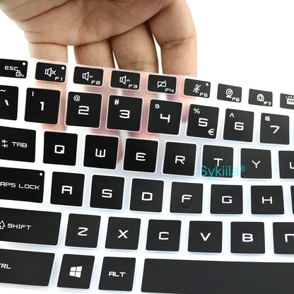 Keyboard Cover for ASUS TUF Gaming A15 A16 A17 Dash F15 F16 F17 FA507 FA607 FX507 FX607 FA707 Silicone Protector Skin Case 15 16