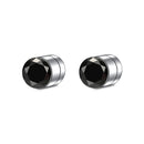 1 Par de Cristal Forte Magnetic Ear Stud Clip Brincos para Homens Mulheres Punk Rodada Zircon Magnet Brincos Não Piercing Jóias