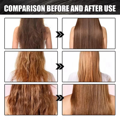 Mascarilla capilar mágica profesional reparadora natural que previene la sequedad, las puntas abiertas, repara el daño, el frizz y los enredos. Cuidado suave y liso en 5 segundos.