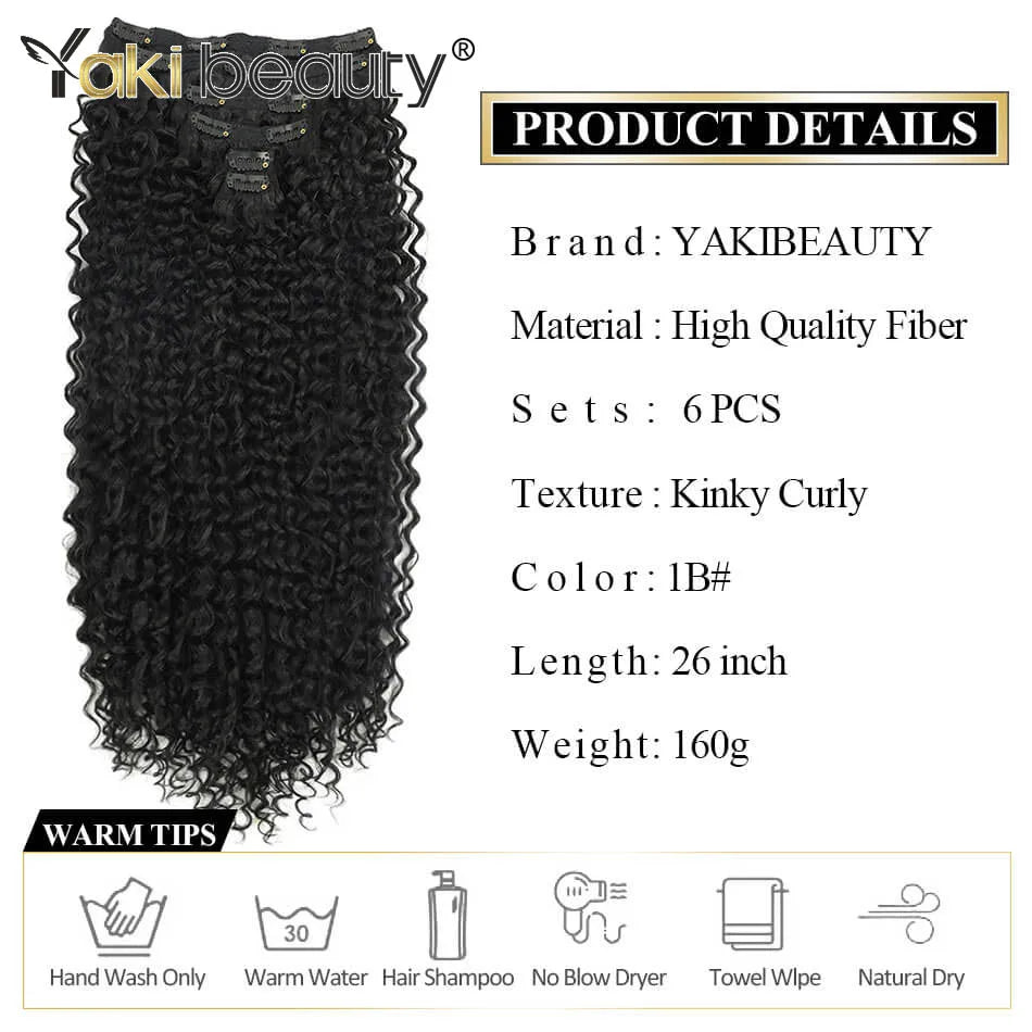 Extensões de cabelo cacheado Jerry Curly 65cm clip in tecelagem dupla com seda orgânica 160 g