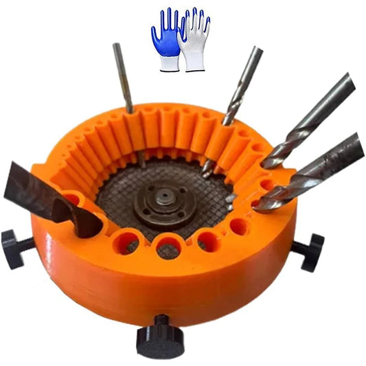Afilador y pulidor de brocas multiusos, herramienta de amoladora angular de 125 mm, piezas de herramientas eléctricas para brocas de 2 a 13 mm.