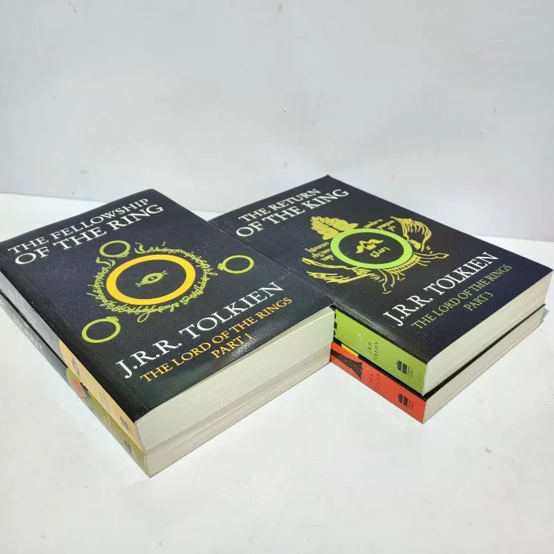 4 Books/Set The Fellowship Of The Ring The Hobbit Stories And Interests Extracurricular Reading Foreign Classic Books Film Novels