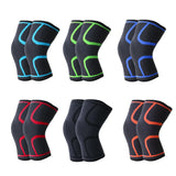 1 Unidade de Joelheira de Compressão Elástica em Nylon para Fitness, Corrida, Ciclismo e Esportes (Basquete/Vôlei)
