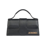 Jacquemus Luxury Yellow Women's Top Handle Purse, Half-Round Design, Brand Leather Underarm Flap Shoulder Bag, Fashion