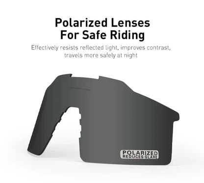 Men Women Polarized 4 Lens Sunglasses Cycling Bike Glasses Bicycle MTB Goggle Outdoor Sport Eyewear Anti-Glare Uv400 Equipment