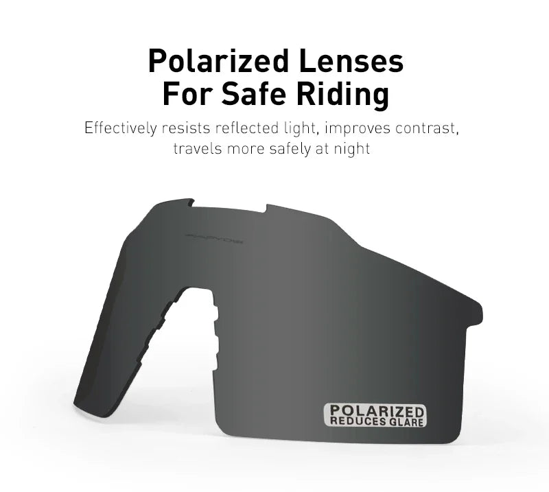 Polarized Cycling Glasses 4 Lens 2025 Men Women Sport Fishing Running Sunglasses Road Mountain Bike Goggles MTB Bicycle Eyewear