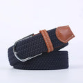 Women's Belt Fashion Casual Woven Elastic Belt Outdoor Sports Military Tactical Strap Climbing Work Belt Unisex Jeans Pants