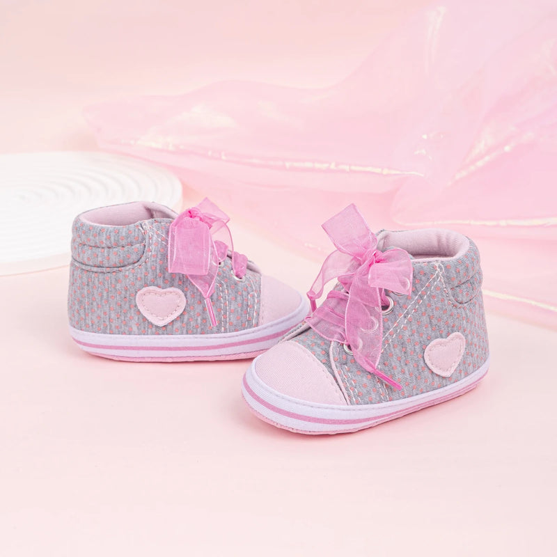 Zapatillas altas con estrellas para bebés recién nacidos, niños y niñas, mocasines con suela antideslizante suave, zapatos de cuna para primeros pasos