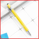20-200 Pens Wholesale Metal Ballpoint Pen Touch Screen Pen Office School Advertising Pen Custom Logo Text Laser Engraving