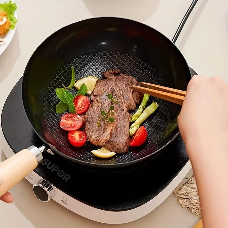 Frying Pan Non-Stick Iron Pan Mini Frypan Pot Saucepan Cooking Omelette Pans Wok Kitchen Cookware Kitchen Supplies  Dropshipping