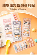 1 Set Stationery DIY Leisure Cat Series Cute Paper Memo Pad Sticker Post Sticky Notes Notepad School Office Supplies