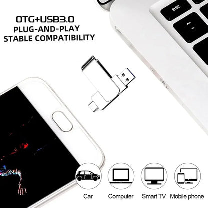Memoria USB 3.0 Xiaomi de 16 TB, 8 TB y 4 TB, SSD de metal de alta velocidad, unidad flash USB portátil