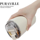 1 Uds vaso termo taza de café blanca lechosa botella de agua aislada para coche frascos de vacío de acero inoxidable para viaje hervidor para beber