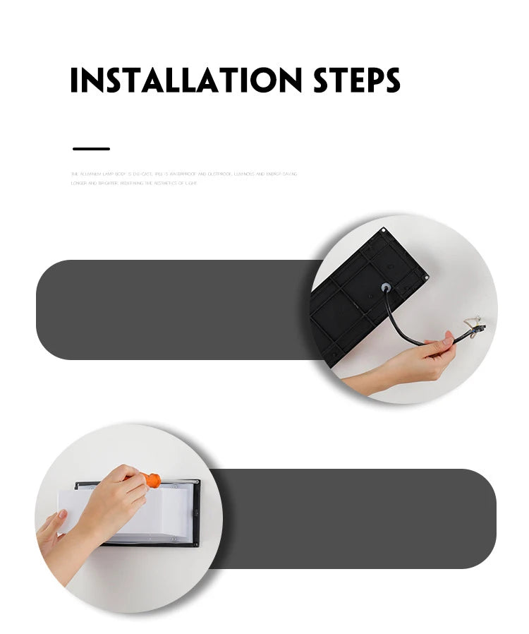 Led Outdoor Wall Light Waterproof IP65 Motion Sensor Led Outdoor Lighting Porch Lights Balcony Garden Lights Outdoor Wall Lamp