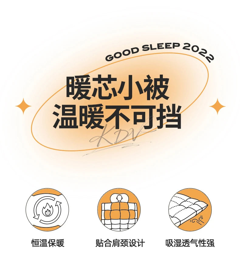 Thick Warm Imitation Lambswool Winter Blanket for Bed, Soft Jacquard Coral Fleece Quilt, Double-Sided Plush Weighted Blanket 5kg