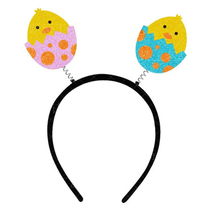 Diadema con orejas de conejo para fiesta de Pascua, accesorio para fotomatón, decoración de fiesta de Pascua, accesorios de disfraz